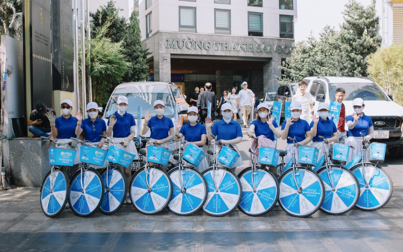 Chiến dịch đạp xe roadshow của Honeplus