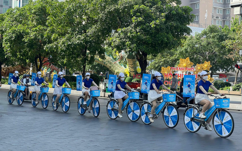 Chiến dịch đạp xe roadshow của Honeplus