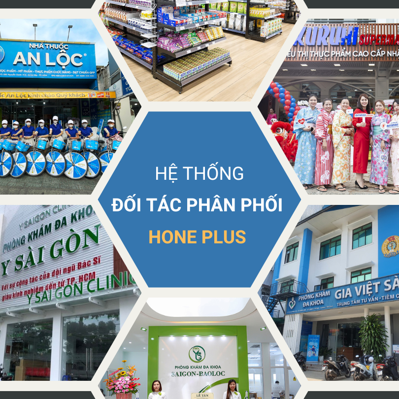 Hệ thống phân phối HonePlus trên toàn quốc 